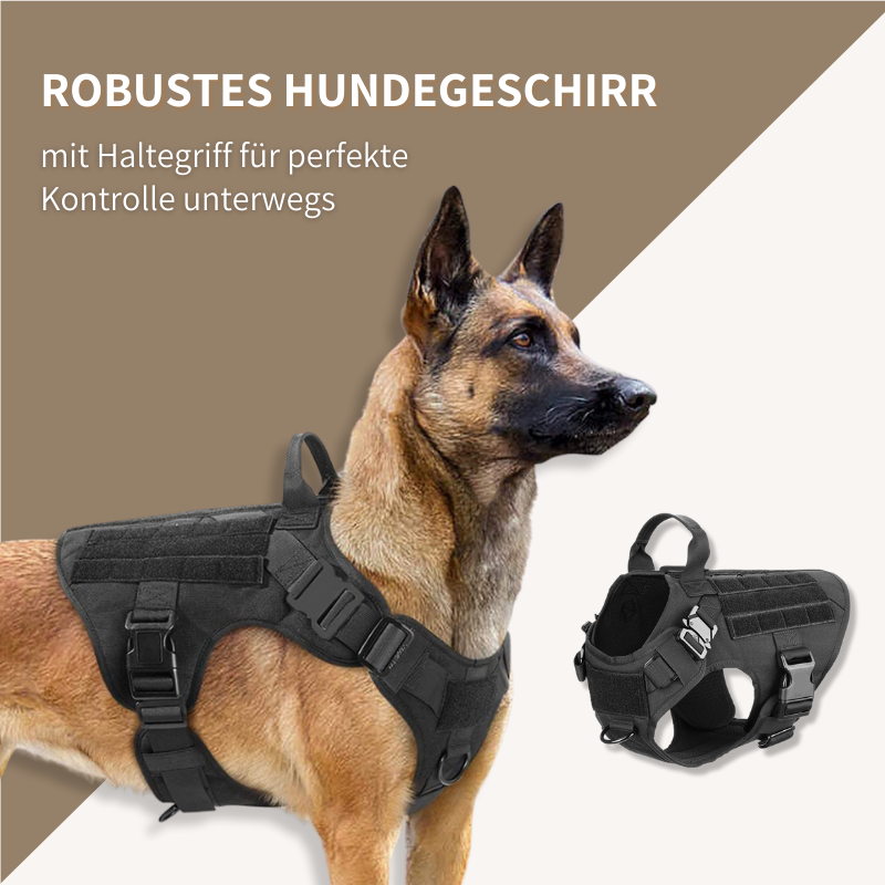 Robustes K9 Hundegeschirr mit Haltegriff - perfekte Kontrolle unterwegs