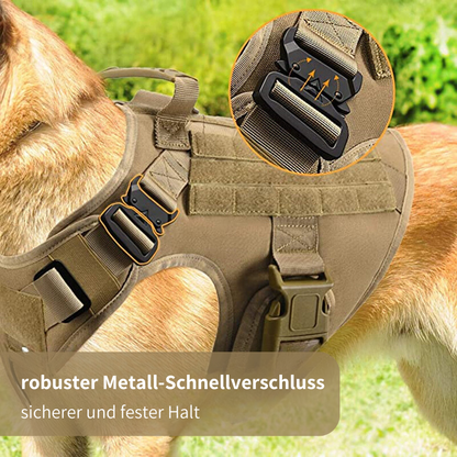 Robustes K9 Hundegeschirr mit Haltegriff - perfekte Kontrolle unterwegs