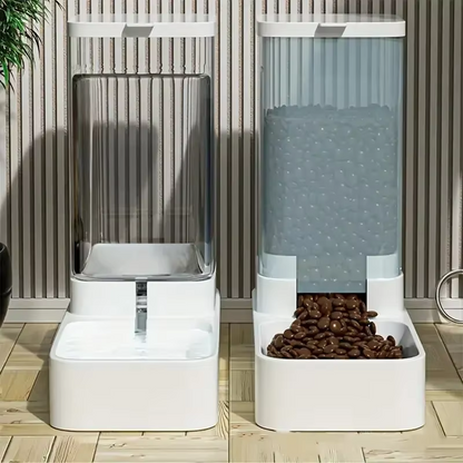 Automatischer Futter- und Wasserspender für Hunde und Katzen - immer bestens versorgt